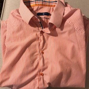 Stone Rose Black Rivet collection striped shirt